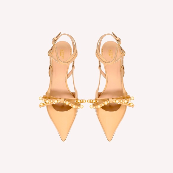 Valentino Red Slingback Pointy Heels (BRAND NEW) - Picture 2 of 8